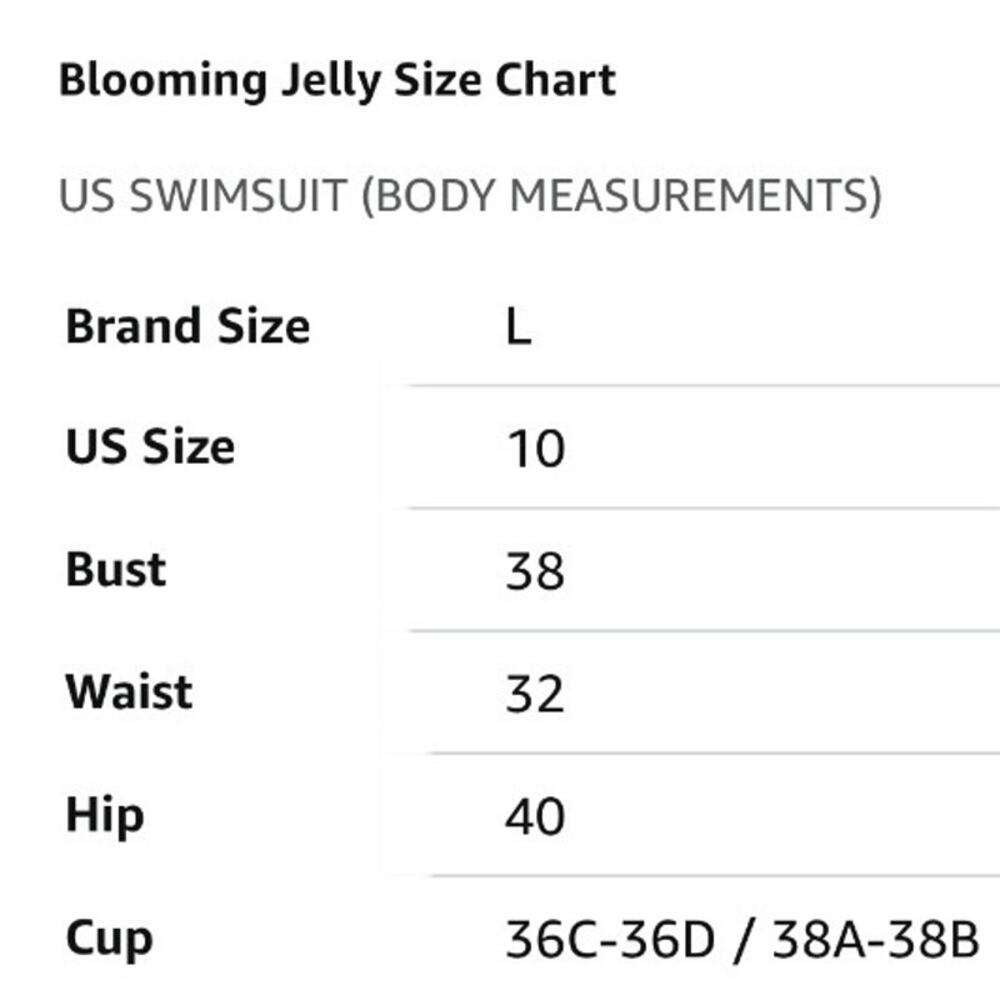 Blooming Jelly Tummy Control Lace Trim One Piece Swimsuit Green Flutter Sleeve L - Picture 6 of 6